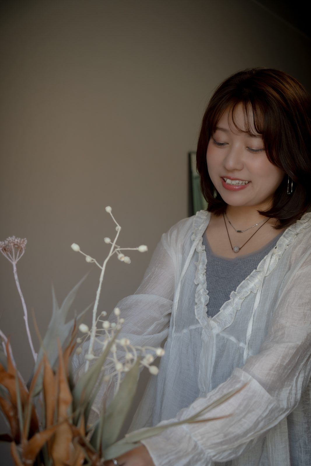 花を活ける SOLEM. のさとちゃん